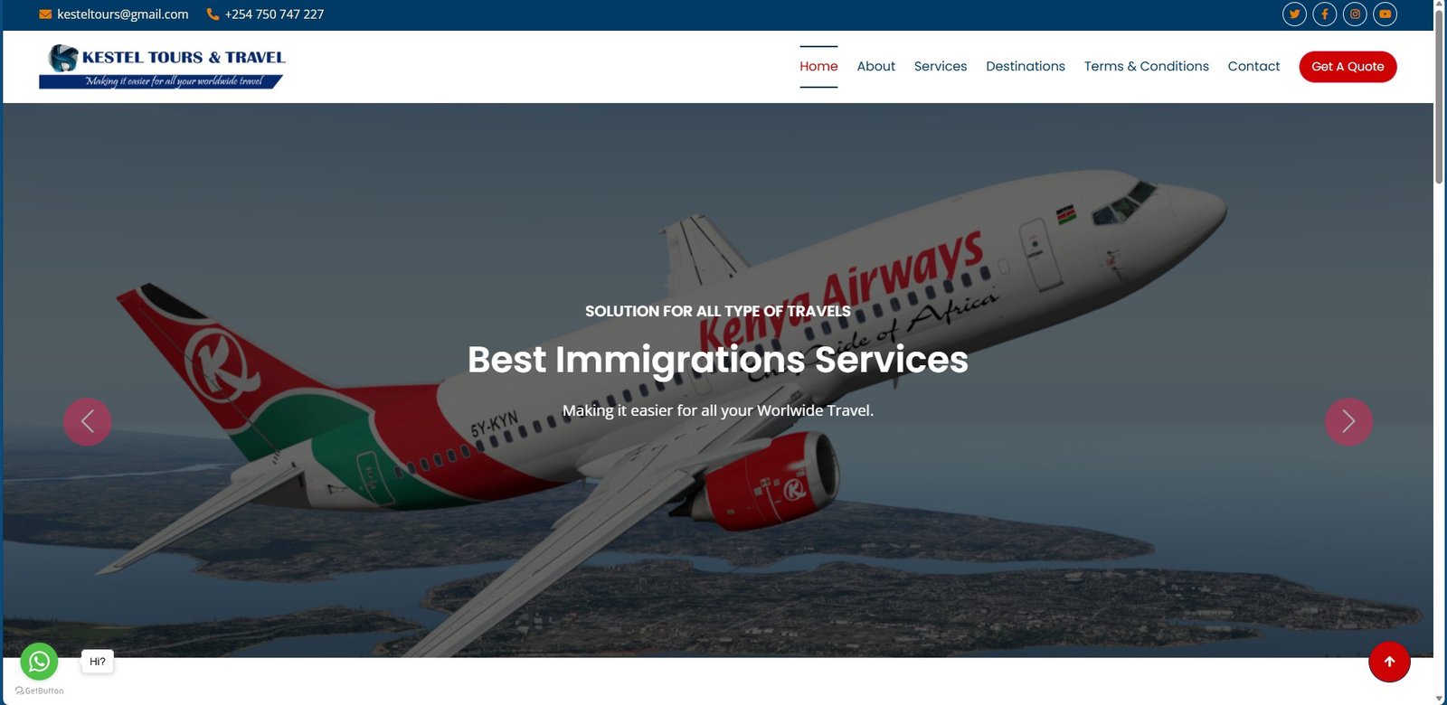 Kestel Tours & Travel Website